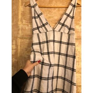 Urban outfitters plaid strappy back dress